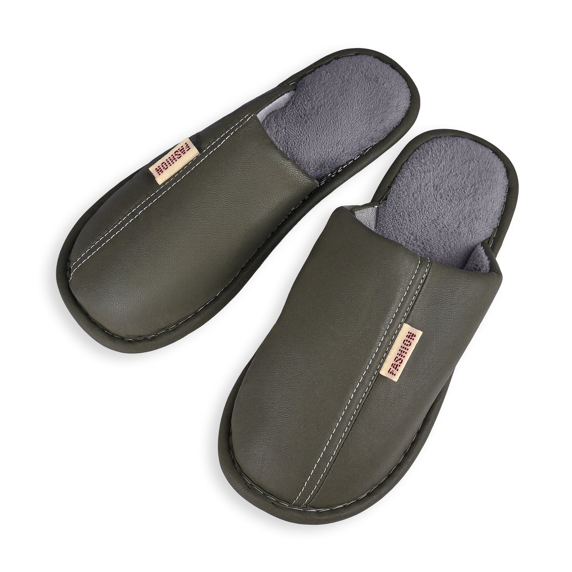 Чоловічі кімнатні капці 2Step закриті, зелені, розмір 42-43 (WWSL2023-14-Grn)